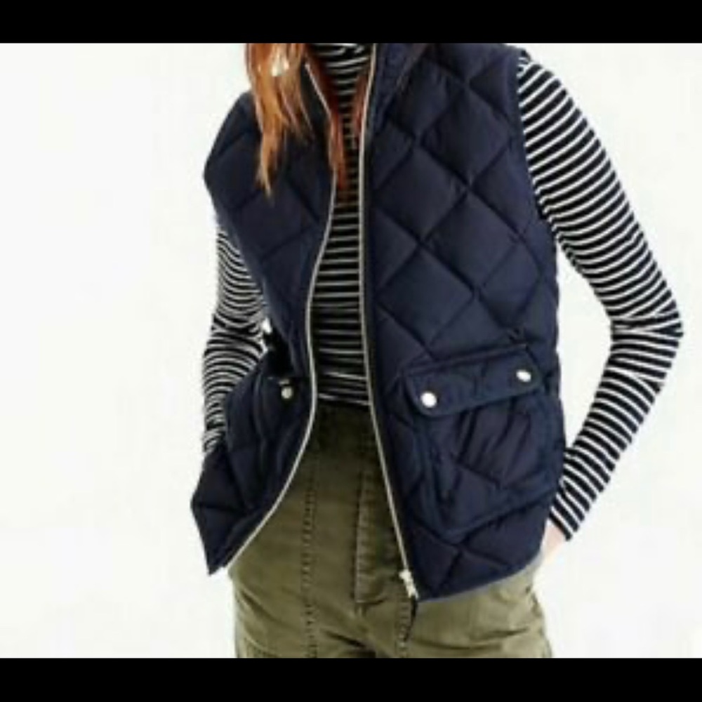 Navy Jcrew vest
